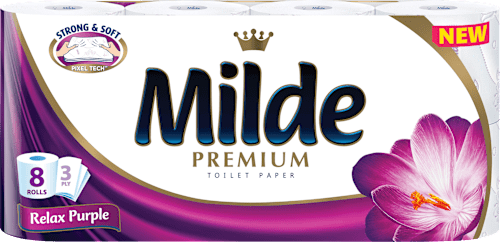 Hârtie igienică Albă Ultra Soft 3 straturi Milde Premium