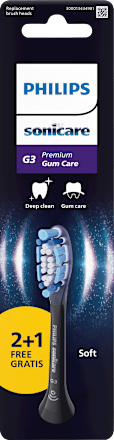 Aufsteckbürsten G3 Premium Gum Care Schwarz Philips Sonicare
