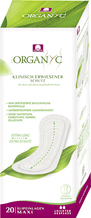 Slipeinlagen Maxi Organyc