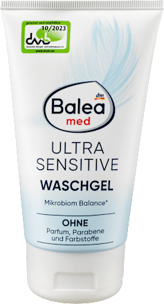 Ultra szenzitív arctisztító gél Balea med