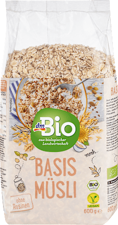 Müsli Basis ohne Rosinen dmBio