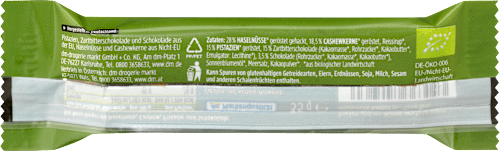 Nussriegel Hazelnut, Cashew & Pistachio dmBio