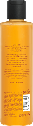 Pflegedusche Thailand Feeling mit Mandelmilch ORINIQ