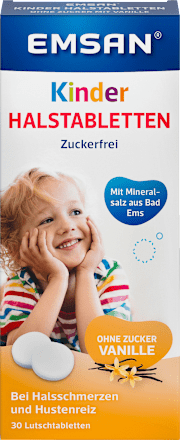 Kinder Halstabletten Emsan