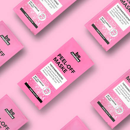 Glitzer Peel-Off-Gesichtsmaske BE ROUTINE