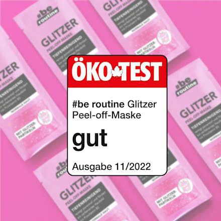 Glitzer Peel-Off-Gesichtsmaske BE ROUTINE