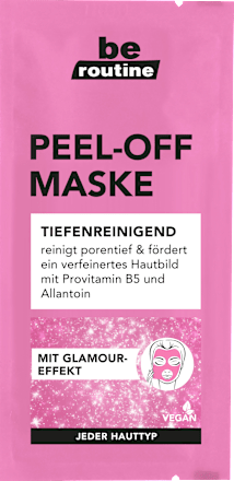 Glitzer Peel-Off-Gesichtsmaske BE ROUTINE