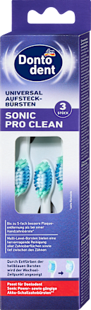 Aufsteckbürsten Universal Sonic Pro Clean Dontodent