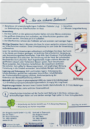 Silberfischchen Köder Profissimo