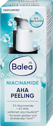 pleťový peeling Niacinamid AHA Balea