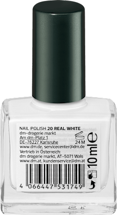 Nagellack Color & Care 20 Real White alverde NATURKOSMETIK