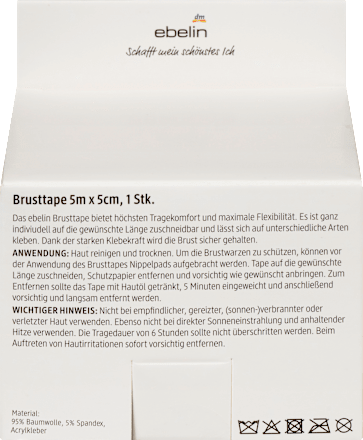 Brusttape Sheer Elegance Beige ebelin