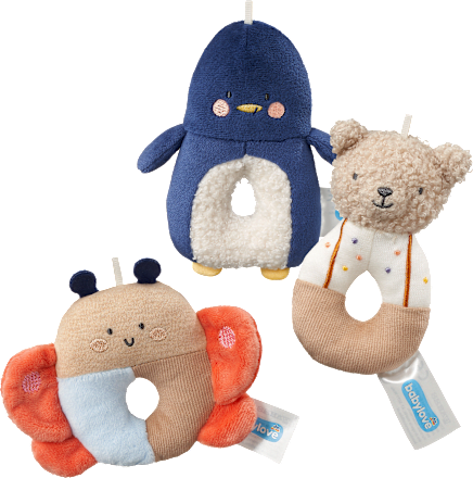 Textilná hrkálka babylove