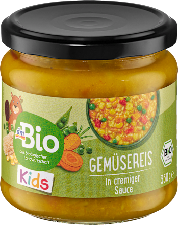 Pappa con riso e verdure, 3+ anni dmBio