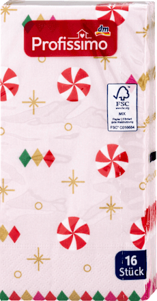 Buffetservietten Nussknacker (33x33 cm) Profissimo