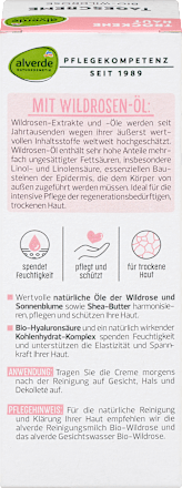 Dnevna krema za obraz z bio divjo vrtnico alverde NATURKOSMETIK