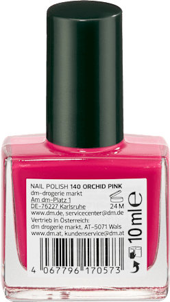Nagellack Color & Care 140 Orchid Pink alverde NATURKOSMETIK