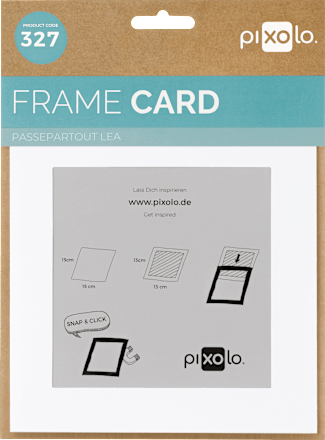 Rahmen Frame Card Passepartout Lea pixolo