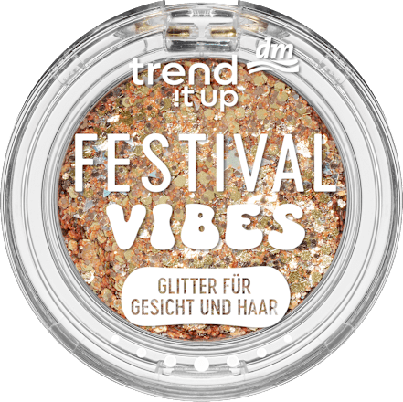 Glitter Topper Festival Vibes 050 Gold trend !t up