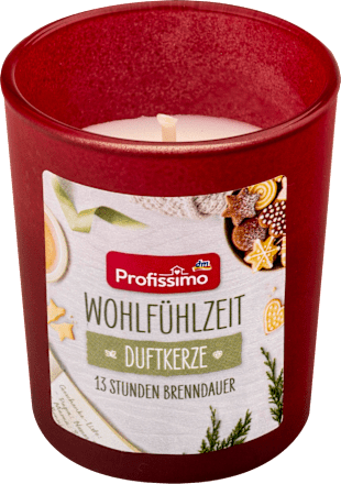 Duftkerze im Glas Wohlfühlzeit Profissimo
