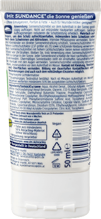 Med Ultra Sensitiv fluid za sunčanje, SPF 50+ SUNDANCE