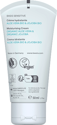 Gesichtscreme Basis Sensitiv Feuchtigkeit lavera NATURKOSMETIK
