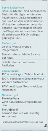 Gesichtscreme Basis Sensitiv Feuchtigkeit lavera NATURKOSMETIK