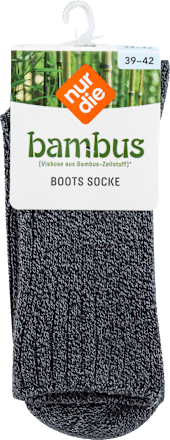 Boots Socke mittelgrau, Größe 39 - 42 (1 Paar) nur die