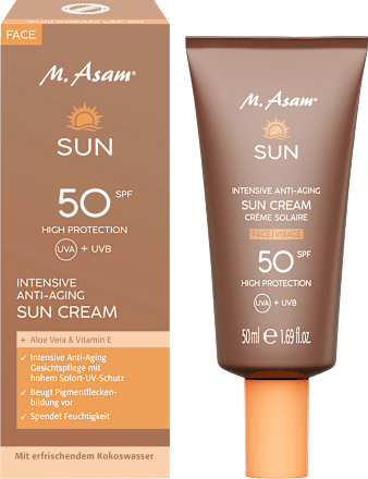 Sonnencreme Gesicht Anti Aging LSF 50 M. Asam