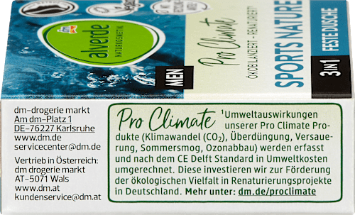 Festes Duschgel 3in1 Sports Nature Pro Climate alverde MEN