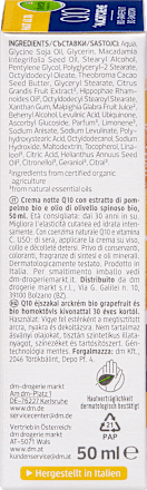 Q10 éjszakai arckrém bio grapefruittal és bio homoktövissel, 30 év feletti bőrre alverde NATURKOSMETIK