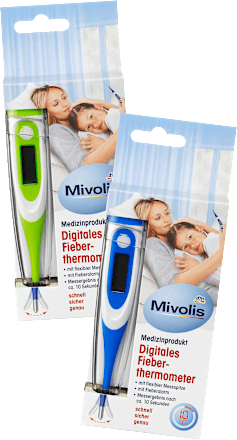 Fieberthermometer digital sortiert Mivolis