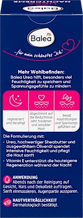 Nachtcreme 5% Urea Balea