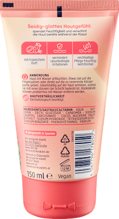 Gel za britje s tropskim vonjem Balea