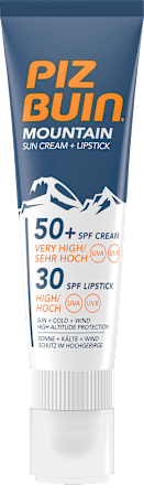Sonnencreme + Lippenpflege Kombi Mountain LSF 50 PIZ BUIN