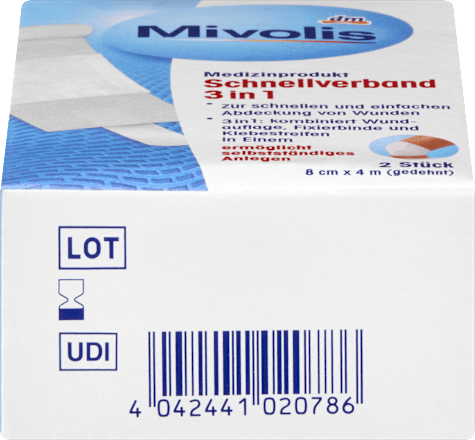 Fasciatura rapida 3in1 Mivolis