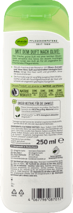 Ápoló tusfürdő Zeit für Harmonie, bio olívával és bio aloe verával alverde NATURKOSMETIK