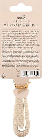 Mini spazzola districante a spirale ebelin