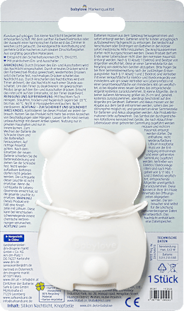 Noćna lampa od silikona babylove