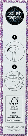 WC-Stein Lovely Lavender toilet tapes ECO