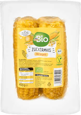 Zuckermais vorgegart dmBio