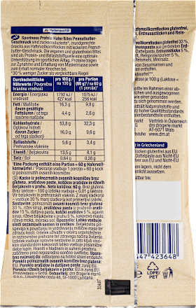 Protein Hafer Bites Peanutbutter Sportness