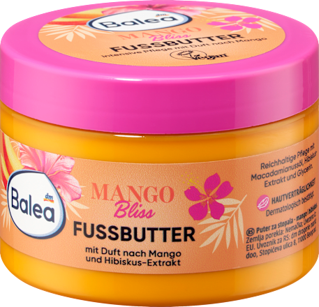 Mango Bliss maslac za stopala Balea