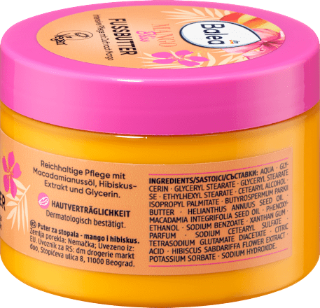 Mango Bliss maslac za stopala Balea