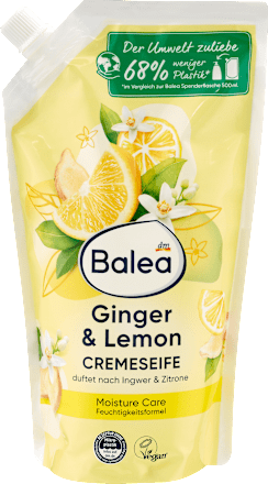 Cremeseife Ginger & Lemon Nachfüllbeutel Balea