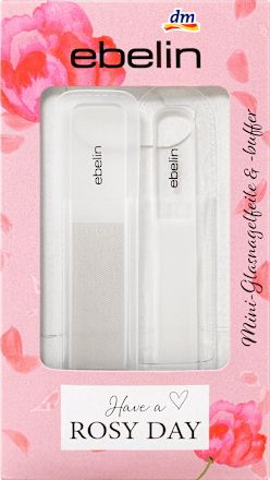 Glas-Nagelfeilen Set Mini Have a Rosy Day ebelin