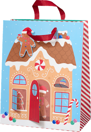 Ukrasna kesa za poklone - autobusa ili kućica od medenjaka, maxi, visoka, više vrsta Profissimo