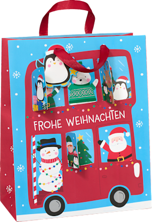 Ukrasna kesa za poklone - autobusa ili kućica od medenjaka, maxi, visoka, više vrsta Profissimo