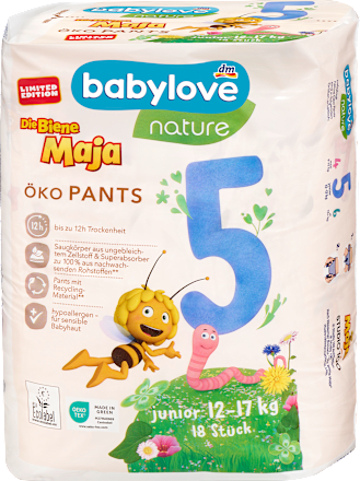 nature pelene gaćice junior vel. 5 (12 - 17 kg), više vrsta babylove nature