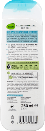 Körperpflege Fluid Alge und Squalan alverde NATURKOSMETIK